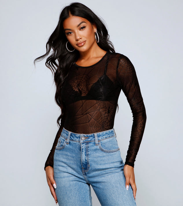 With fun and flirty details, Chillingly Chic Sheer Mesh Bodysuit shows off your unique style for a trendy outfit for the summer season!