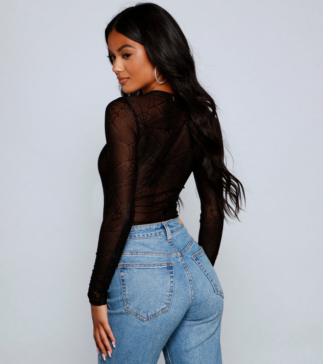 トップス THEAIRTOWN mesh shoulder One Shoulder Mesh Crop Top | Windsor