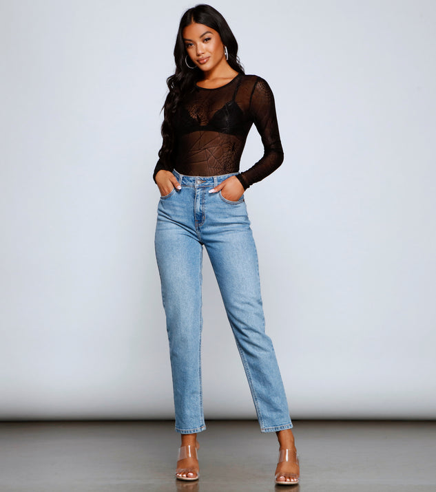 トップス THEAIRTOWN mesh shoulder One Shoulder Mesh Crop Top | Windsor