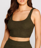You’ll look stunning in the Trendy Textures Sleeveless Knit Tank when paired with its matching separate to create a glam clothing set perfect for parties, date nights, concert outfits, back-to-school attire, or for any summer event!