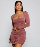 Sleek And Stunning Ruched Crop Top helps create the best bachelorette party outfit or the bride's sultry bachelorette dress for a look that slays!
