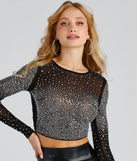 With fun and flirty details, Glam It Up Embellished Crop Top shows off your unique style for a trendy outfit for the summer season!