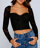 With fun and flirty details, Major Luxe Flocked Velvet Bustier shows off your unique style for a trendy outfit for the summer season!