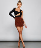 With fun and flirty details, One Sleeve Wonder Knit Bodysuit shows off your unique style for a trendy outfit for the summer season!