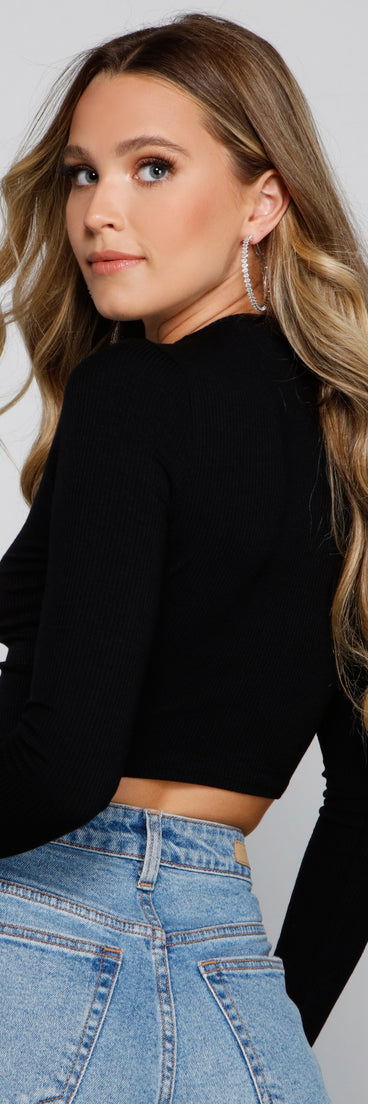 With fun and flirty details, Radiant And Sultry Lace-Up Crop Top shows off your unique style for a trendy outfit for the summer season!