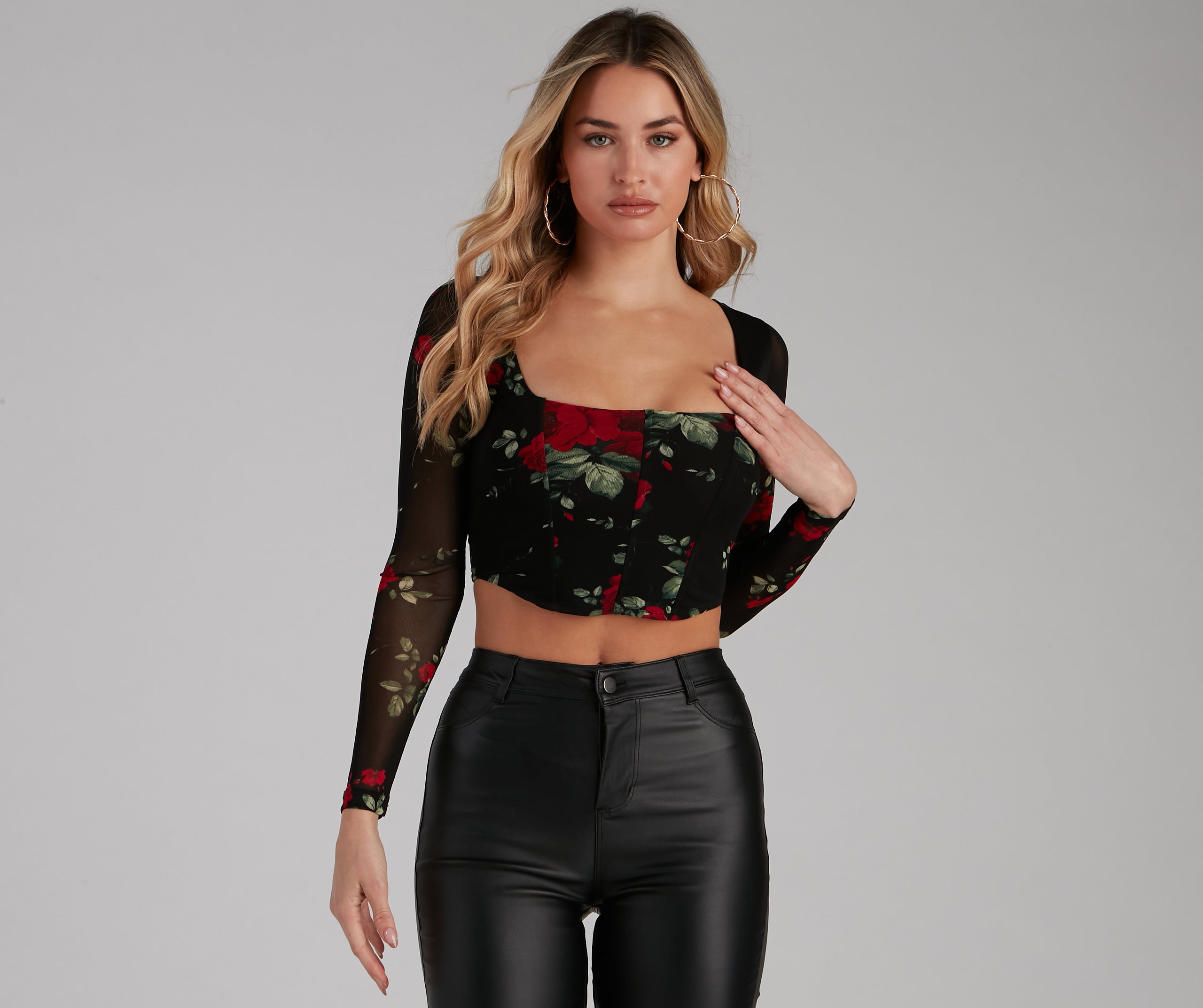 トップス ans dotsloevner WEDDING ROSE BUSTIER Rose wedding bustier satin – Ans Dotsloevner