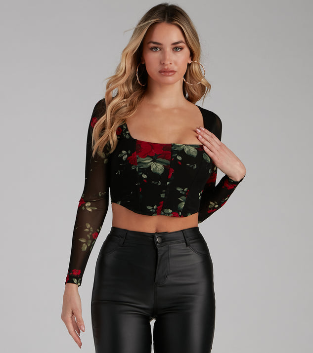 Love At First Rose Bustier Top | Windsor