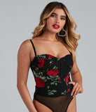 With fun and flirty details, Fall In Love With Floral Bodysuit shows off your unique style for a trendy outfit for the summer season!
