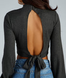 With fun and flirty details, Keyhole Cutie Waffle Knit Crop Top shows off your unique style for a trendy outfit for the summer season!