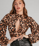 With fun and flirty details, On The Prowl Leopard Keyhole Top shows off your unique style for a trendy outfit for the summer season!