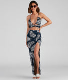 With fun and flirty details, Tropical Palm Leaf Crop Top shows off your unique style for a trendy outfit for the summer season!