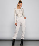 With fun and flirty details, Keepin' Knit Trendy Crop Top shows off your unique style for a trendy outfit for the summer season!