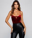 With fun and flirty details, Velvet Dream Sleeveless Bodysuit shows off your unique style for a trendy outfit for the summer season!