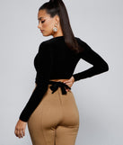 With fun and flirty details, A Trendy Look Velvet Crop Top shows off your unique style for a trendy outfit for the summer season!