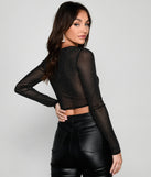 With fun and flirty details, Glitter Goals Sheer Mesh Crop Top shows off your unique style for a trendy outfit for the summer season!