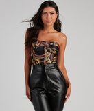 Dress up in Bold Stunner Strapless Bustier as your going-out dress for holiday parties, an outfit for NYE, party dress for a girls’ night out, or a going-out outfit for any seasonal event!