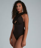 With fun and flirty details, Simple And Stunning Halter Bodysuit shows off your unique style for a trendy outfit for the summer season!