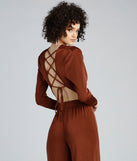 With fun and flirty details, Stylish And Chic Slinky Knit Crop Top shows off your unique style for a trendy outfit for the summer season!