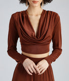 With fun and flirty details, Stylish And Chic Slinky Knit Crop Top shows off your unique style for a trendy outfit for the summer season!