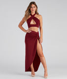 With fun and flirty details, All Night Plunge Halter Top shows off your unique style for a trendy outfit for the summer season!