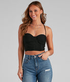 With fun and flirty details, Stunning Style Moment Mesh Bustier shows off your unique style for a trendy outfit for the summer season!