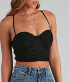 With fun and flirty details, Stunning Style Moment Mesh Bustier shows off your unique style for a trendy outfit for the summer season!