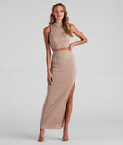 You’ll look stunning in the Cozy Day Cable Knit Crop Top when paired with its matching separate to create a glam clothing set perfect for parties, date nights, concert outfits, back-to-school attire, or for any summer event!