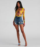 Bring The Trendy Vibes Mesh Bodysuit is a trendy pick to create 2023 festival outfits, festival dresses, outfits for concerts or raves, and complete your best party outfits!