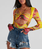 With fun and flirty details, Bring The Trendy Vibes Mesh Bodysuit shows off your unique style for a trendy outfit for the summer season!