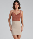 With fun and flirty details, Simple And Sultry Slinky Knit Bodysuit shows off your unique style for a trendy outfit for the summer season!