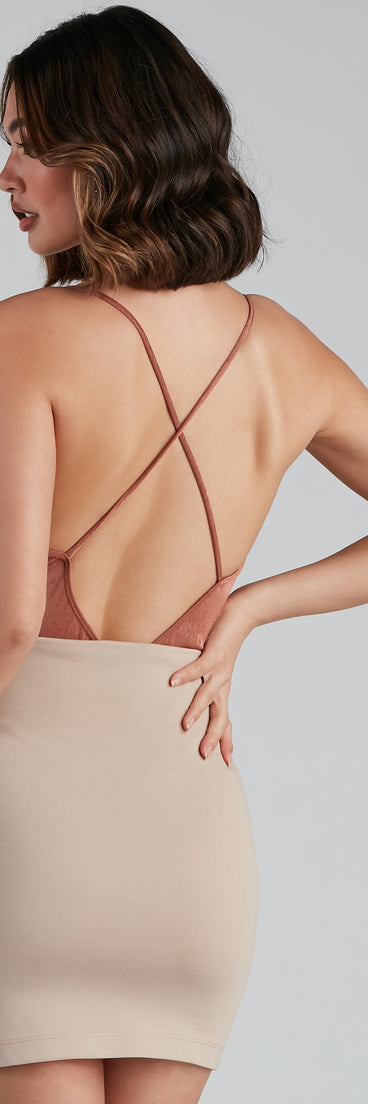 With fun and flirty details, Simple And Sultry Slinky Knit Bodysuit shows off your unique style for a trendy outfit for the summer season!