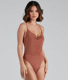 With fun and flirty details, Simple And Sultry Slinky Knit Bodysuit shows off your unique style for a trendy outfit for the summer season!
