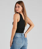 With fun and flirty details, Always Needed Cutout Tank Top shows off your unique style for a trendy outfit for the summer season!