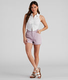 With fun and flirty details, Prepped For Style Pointelle Knit Top shows off your unique style for a trendy outfit for the summer season!