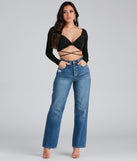 With fun and flirty details, Your Moment Slinky Wrap Crop Top shows off your unique style for a trendy outfit for the summer season!