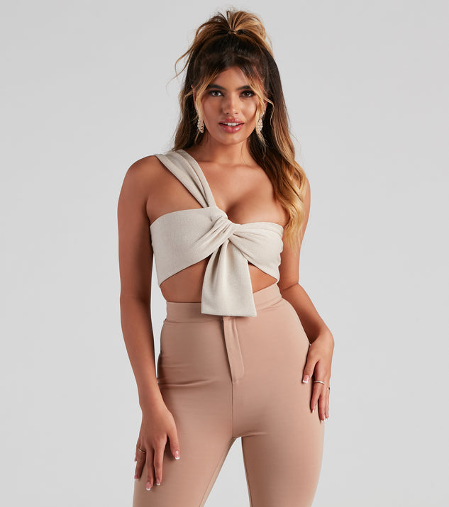 Lurex knit top clearance