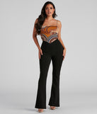 Luxe Links Tie-Back Scarf Top is a trendy pick to create 2023 festival outfits, festival dresses, outfits for concerts or raves, and complete your best party outfits!