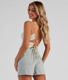 With fun and flirty details, Fresh As A Daisy Crop Top shows off your unique style for a trendy outfit for the summer season!