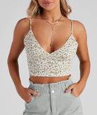 With fun and flirty details, Fresh As A Daisy Crop Top shows off your unique style for a trendy outfit for the summer season!