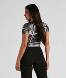 With fun and flirty details, Keep It 100 Mesh Crop Tee shows off your unique style for a trendy outfit for the summer season!