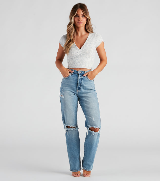 First Place Surplice Wrap Top | Windsor