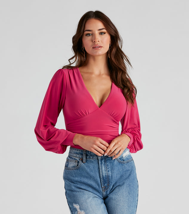 With fun and flirty details, Bring The Drama Puff Sleeve Bodysuit shows off your unique style for a trendy outfit for the summer season!