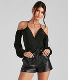 The trendy Watch Me Cold Shoulder Bodysuit is the perfect pick to create a holiday outfit, new years attire, cocktail outfit, or party look for any seasonal event!