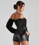 With fun and flirty details, Watch Me Cold Shoulder Bodysuit shows off your unique style for a trendy outfit for the summer season!