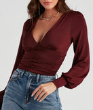 With fun and flirty details, Sultry Classic Plunge V-Neck Top shows off your unique style for a trendy outfit for the summer season!