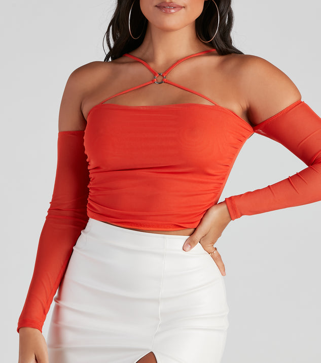 Hot And Cold Shoulder Strappy Top Windsor