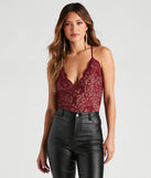 With fun and flirty details, See Me In Lace Scallop Bodysuit shows off your unique style for a trendy outfit for the summer season!