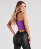With fun and flirty details, Forever Shine Rhinestone Strap Top shows off your unique style for a trendy outfit for the summer season!