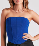 Hot Stuff Strapless Mesh Bustier is a trendy pick to create 2023 concert outfits, festival dresses, outfits for raves, or to complete your best party outfits or clubwear!