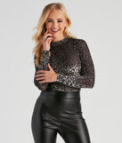 Dress up in Fierce Flair Leopard Print Bodysuit as your going-out dress for holiday parties, an outfit for NYE, party dress for a girls’ night out, or a going-out outfit for any seasonal event!